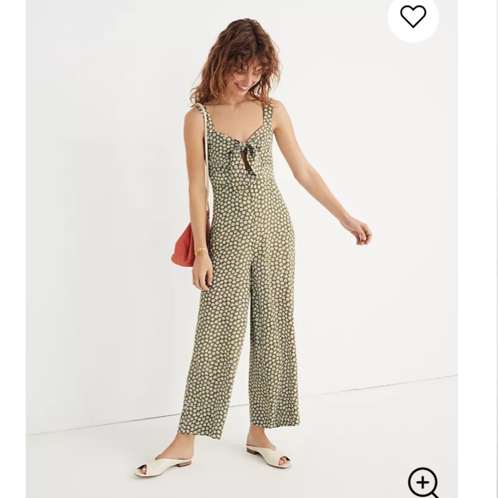 Madewell Plumeria Cutout Jumpsuit in Mini Daisy